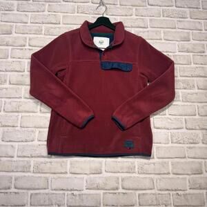 Herschel Supply Co Pullover Fleece Burgundy‎ and Navy Women's S